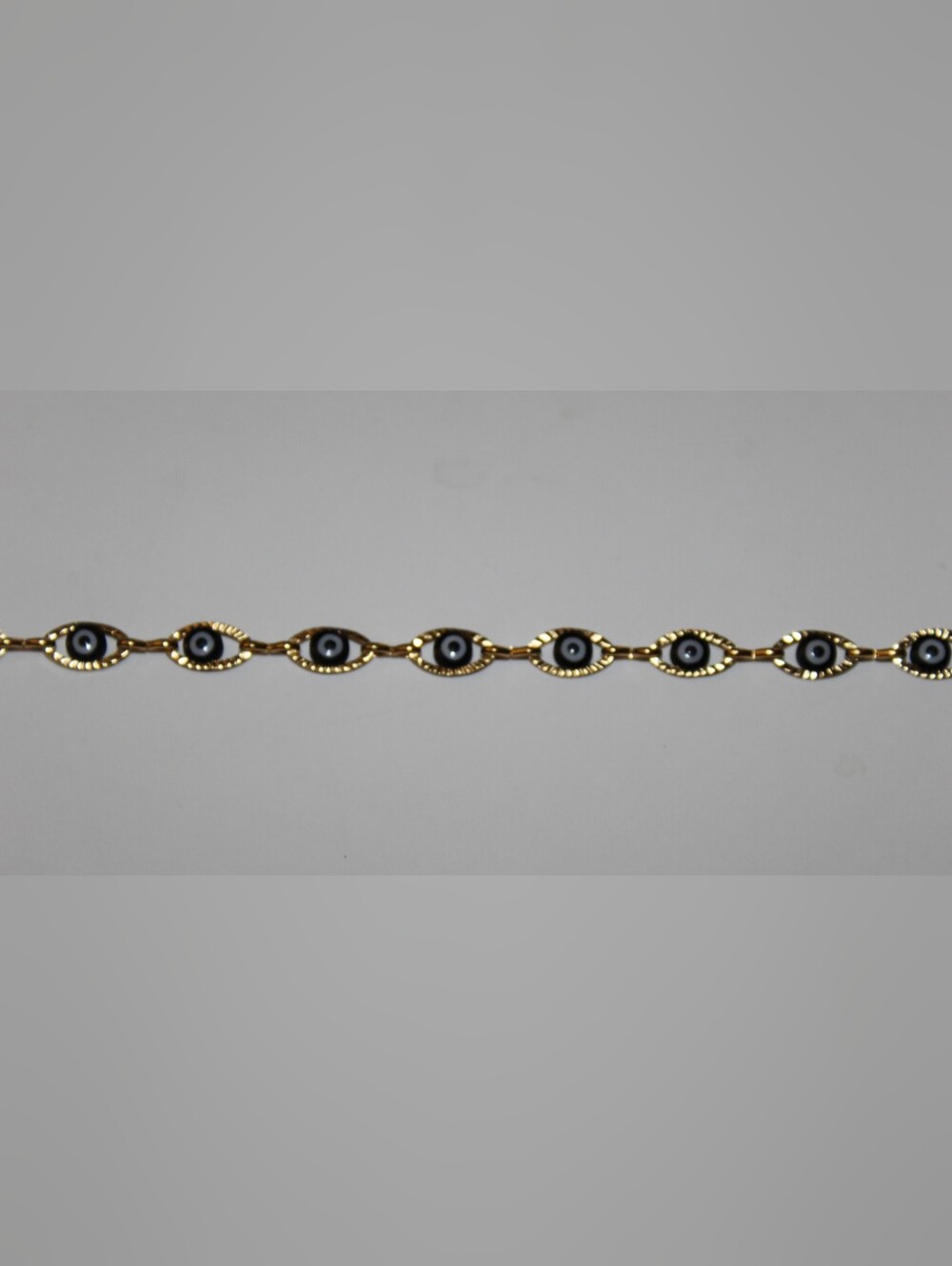 Evil Eye Stainless Steel Anklet Midnight Shield  Golden Aura Protect Your Energy - Picture 2 of 3